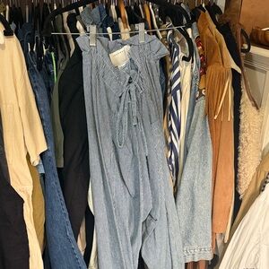 Longway California origami striped pant size 2 / M L